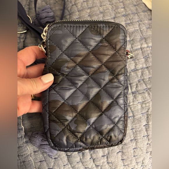 MZ Wallace Micro Crossbody in Navy Camo - Picture 2 of 3